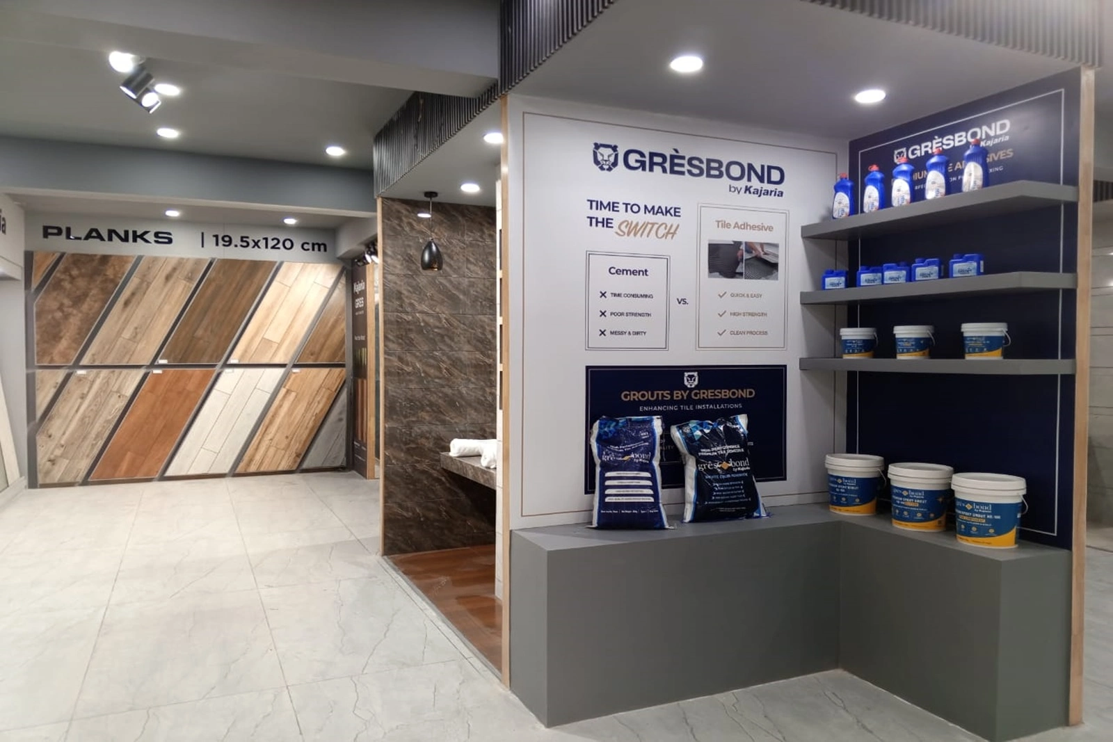 Kedia Hardware, a new Kajaria Galaxy Showroom inaugurated today in Koderma, Jharkhand