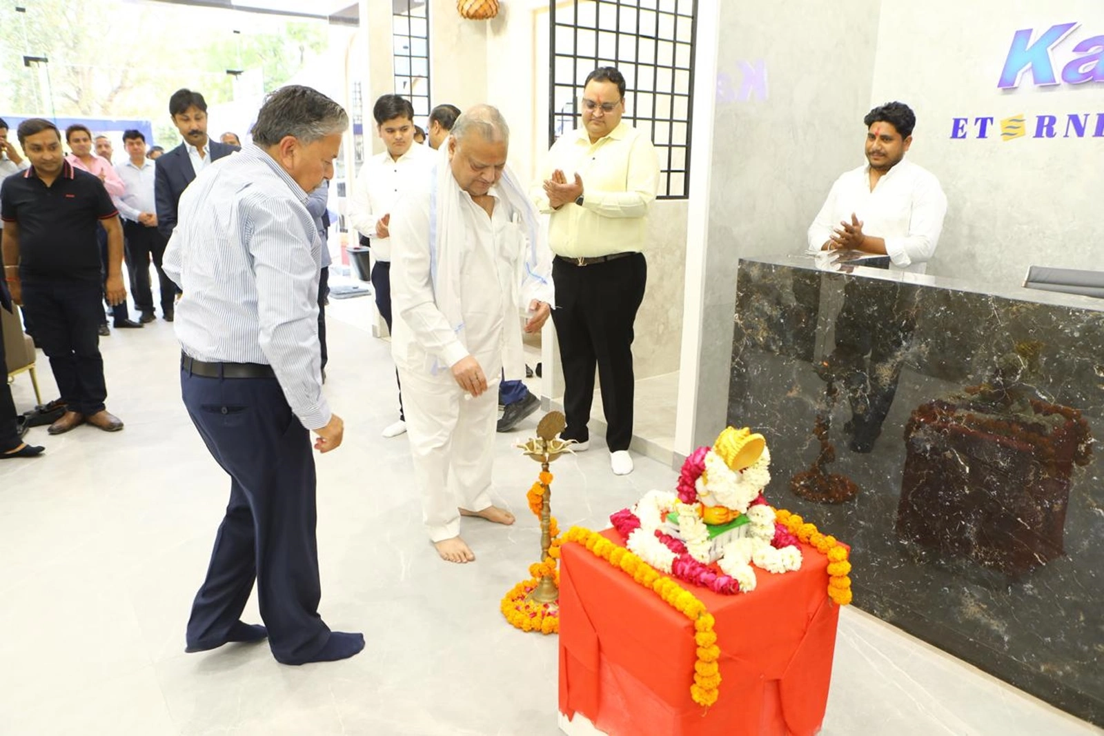JSS Ceramics, a new Kajaria Eternity World showroom inaugurated today at Faridabad