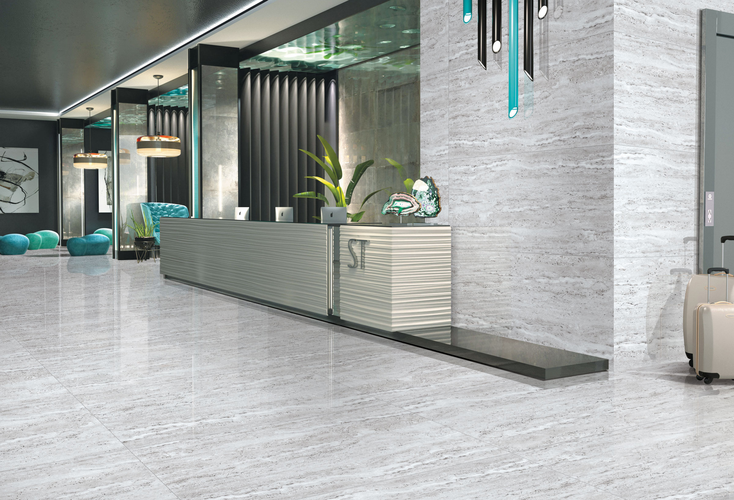 Iris Grey Travertine