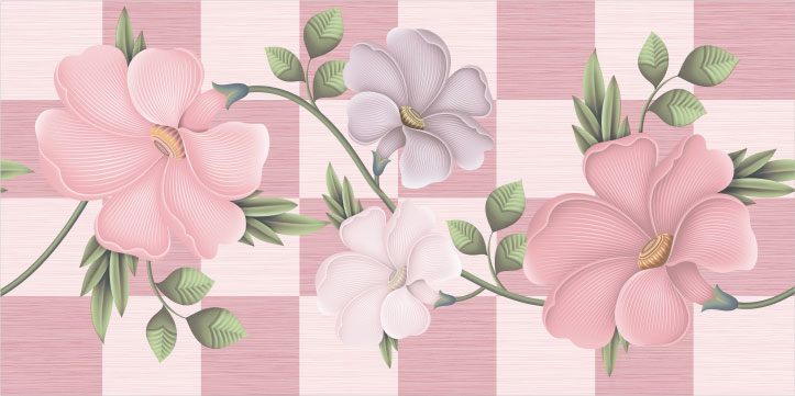Crescent Pink Decor